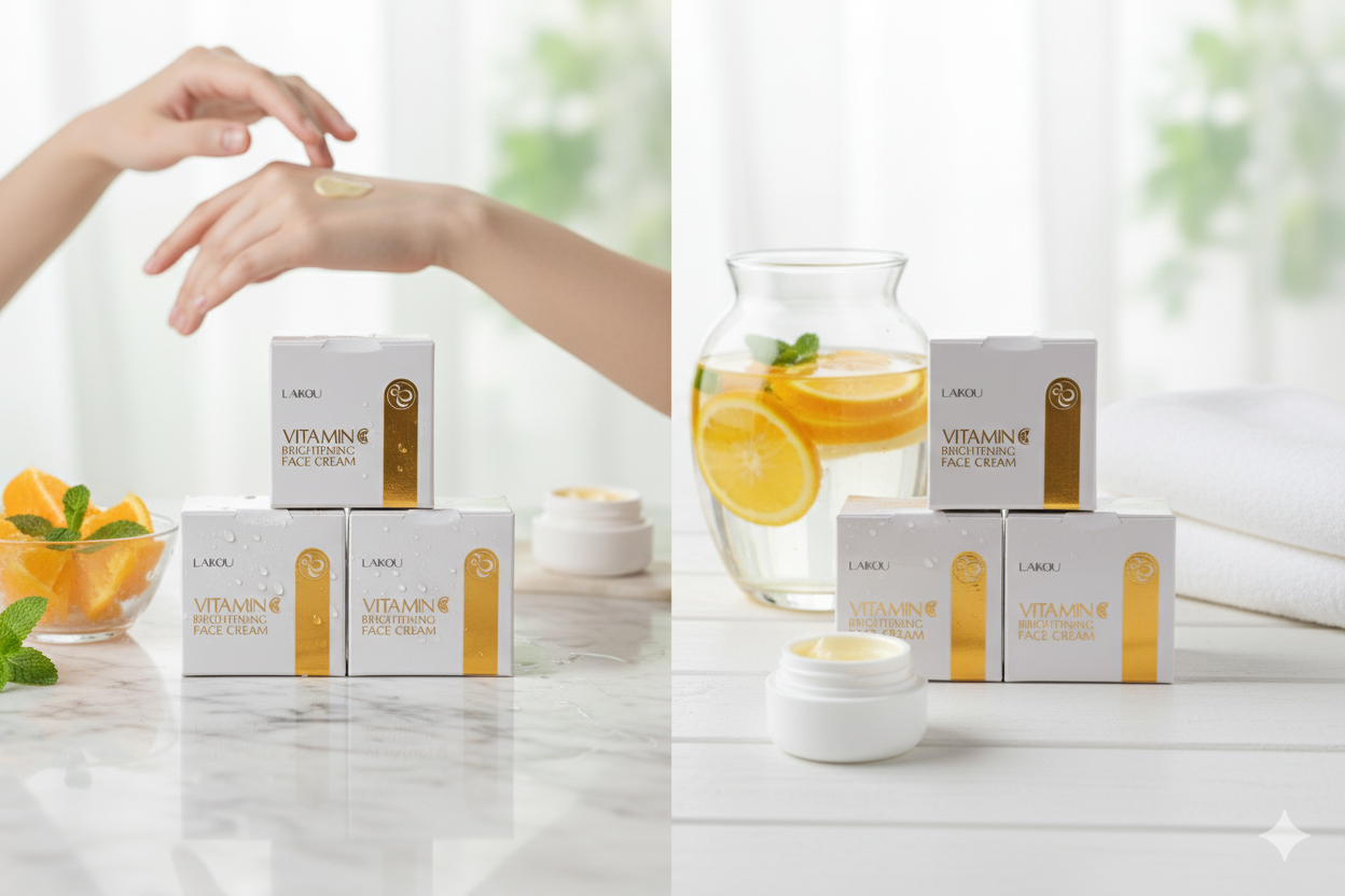 🍊 Crema Facial Iluminadora con Vitamina C – LAIKOU